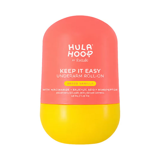 Hula Hoop by Foxtale Keep It Easy Underarm Roll-On – Baked Vanilla – 40ml