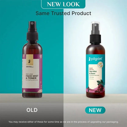 Pilgrim Red Vine Face Mist & Toner with Niacinamide & Aloe