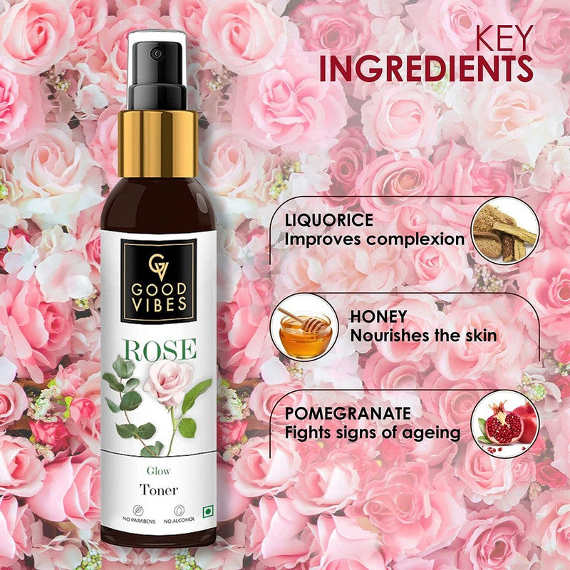 Good Vibes Rose Water Glow Toner & Face Mist
