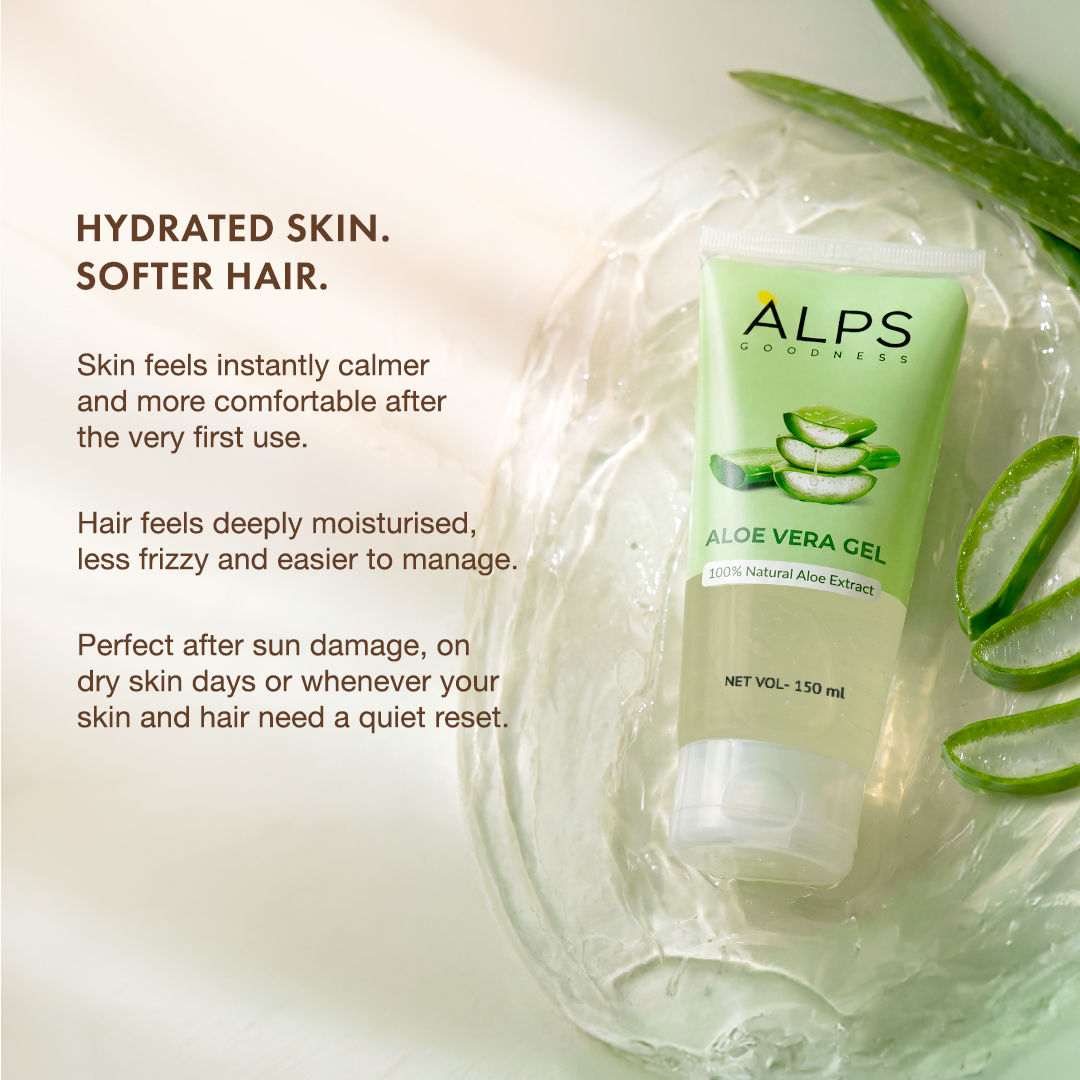 Alps Goodness Aloe Vera Gel – With 100% Natural Aloe Extract - image 2