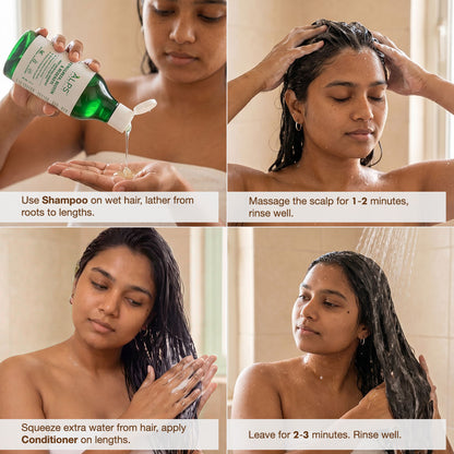Alps Goodness Anti Hairfall & Frizz Control Trio – Fenugreek Biotin & Redensyl Shampoo - image 4