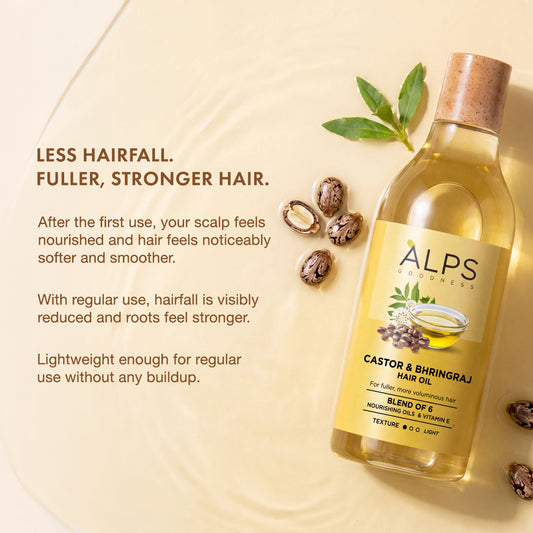 Alps Goodness Castor & Bhringraj Hair Oil – Hair Fall Control - image 2