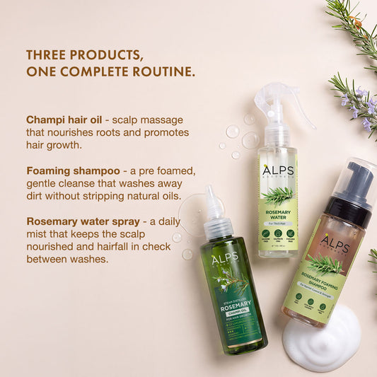 Alps Goodness Complete Rosemary Hair Care Regime – Rosemary Foaming Shampoo 150 ml - image 2