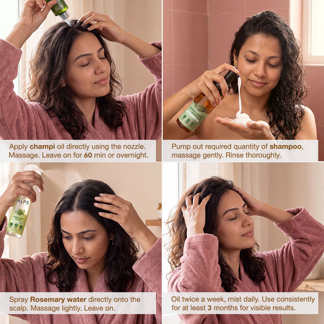 Alps Goodness Complete Rosemary Hair Care Regime – Rosemary Foaming Shampoo 150 ml - image 5