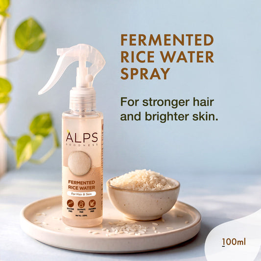 Alps Goodness Fermented Rice Water (100 ml) – Rice Water for Hair and Face - Alps Goodness