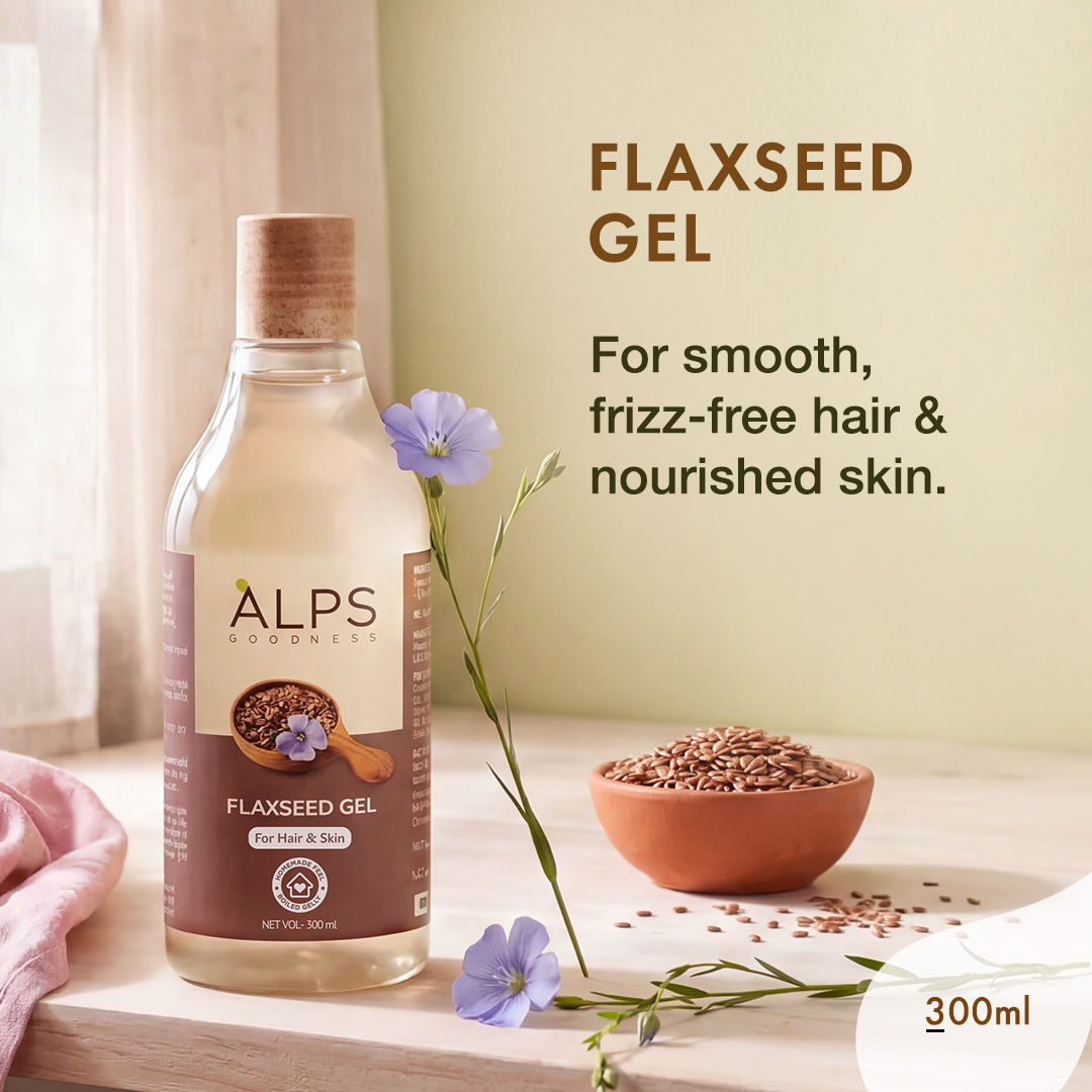 Alps Goodness Flaxseed Gel (300 ml) – For Hair & Skin - Alps Goodness