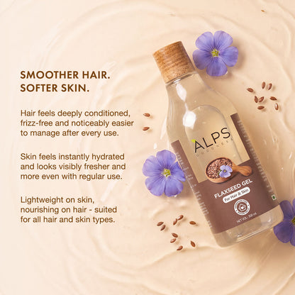 Alps Goodness Flaxseed Gel (300 ml) – For Hair & Skin - image 2