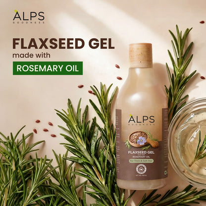 Alps Goodness Flaxseed Gel with Rosemary Hair Mask 300 ml – For Hair growth & Frizz - Alps Goodness