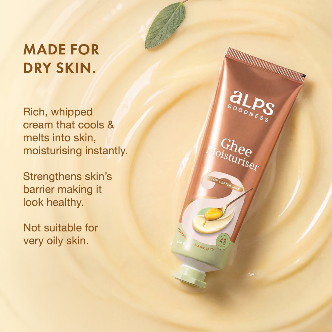 Alps Goodness Ghee Moisturiser For Dry, Dull & Dehydrated Skin – Made with 100times Washed Ghee - image 3