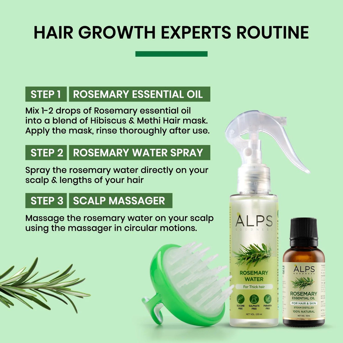 Alps Goodness Hairfall Prevention Kit – Amla Reetha & Shikakai Powder (50 gm) - image 5