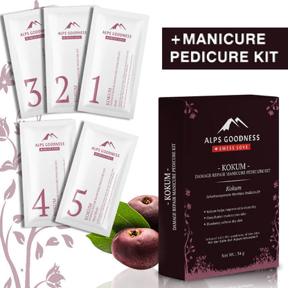 Alps Goodness Kokum Damage Repair Manicure Pedicure Kit (34 gm) - Alps Goodness