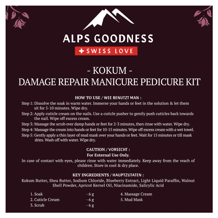 Alps Goodness Kokum Damage Repair Manicure Pedicure Kit (34 gm) - image 5