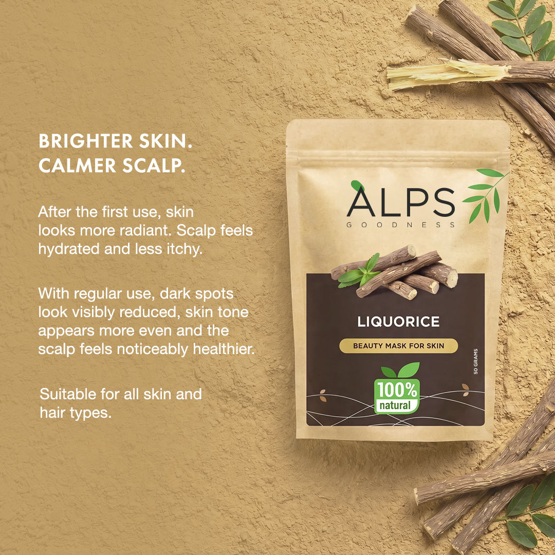 Alps Goodness Powder – Liquorice/ Mulethi (50 gm) - image 2