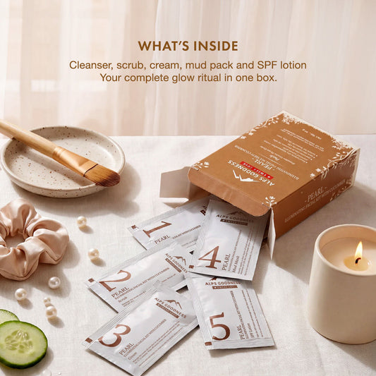 Alps Goodness Pearl Illuminating Facial Kit with Cucumber (34 gm) - image 2