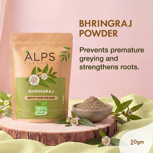 Alps Goodness Powder – Bhringraj (50 gm) - Alps Goodness