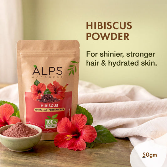 Alps Goodness Powder – Hibiscus (50 gm) - Alps Goodness