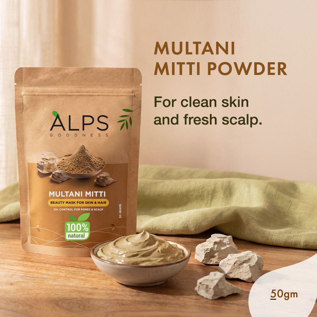 Alps Goodness Powder – Multani Mitti (50 gm) - Alps Goodness