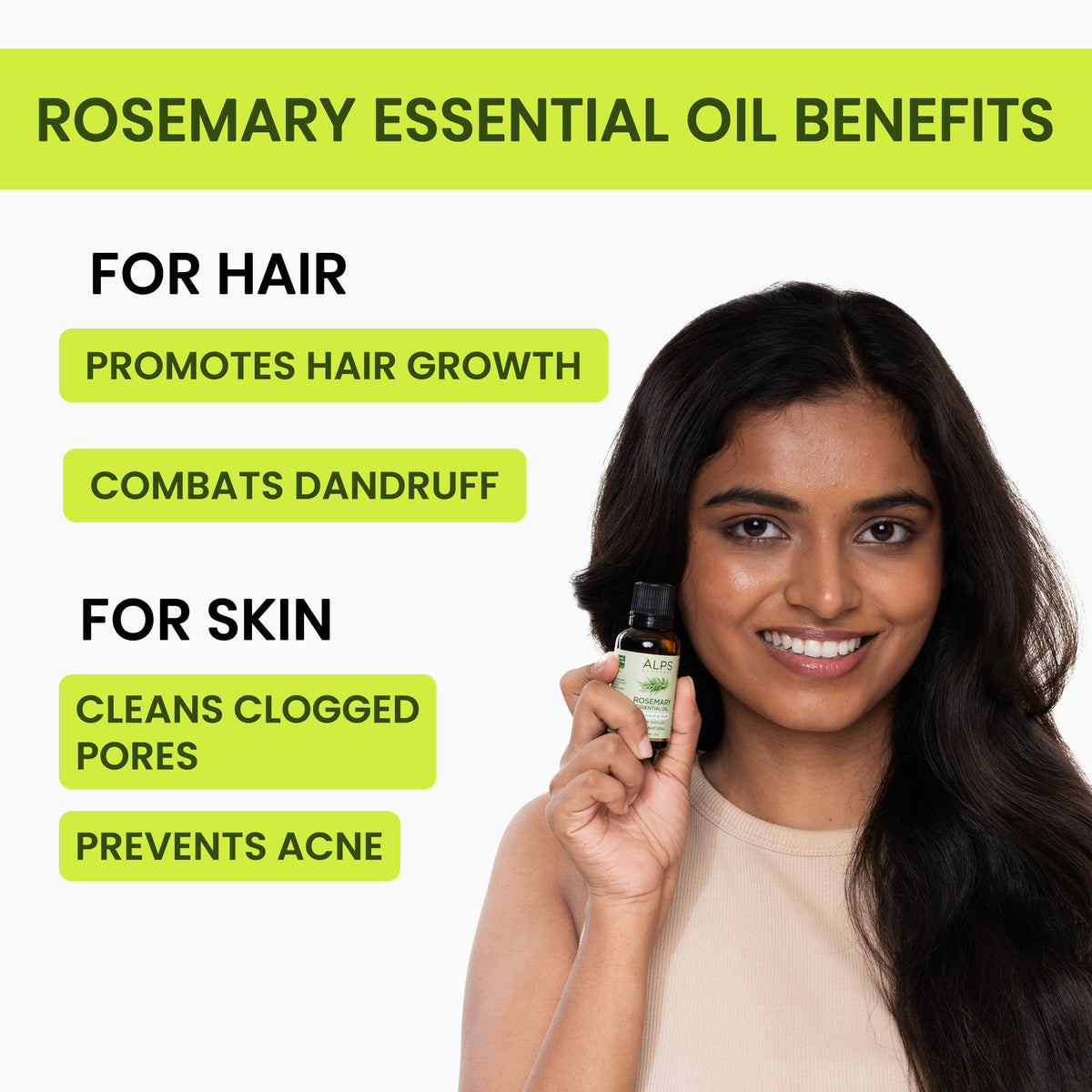 Alps Goodness Pure Rosemary Haircare Duo with Rosemary Water Spray (200ml) & Rosemary Essential Oil (30ml) – Hair Growth Expert - image 4