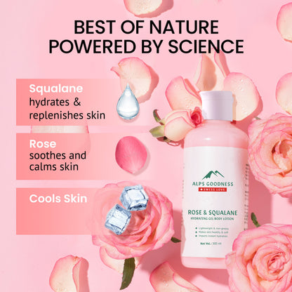 Alps Goodness Rose & Squalane Hydrating Gel Body Lotion (300 ml) – Top Rated Best Body Lotion - image 4
