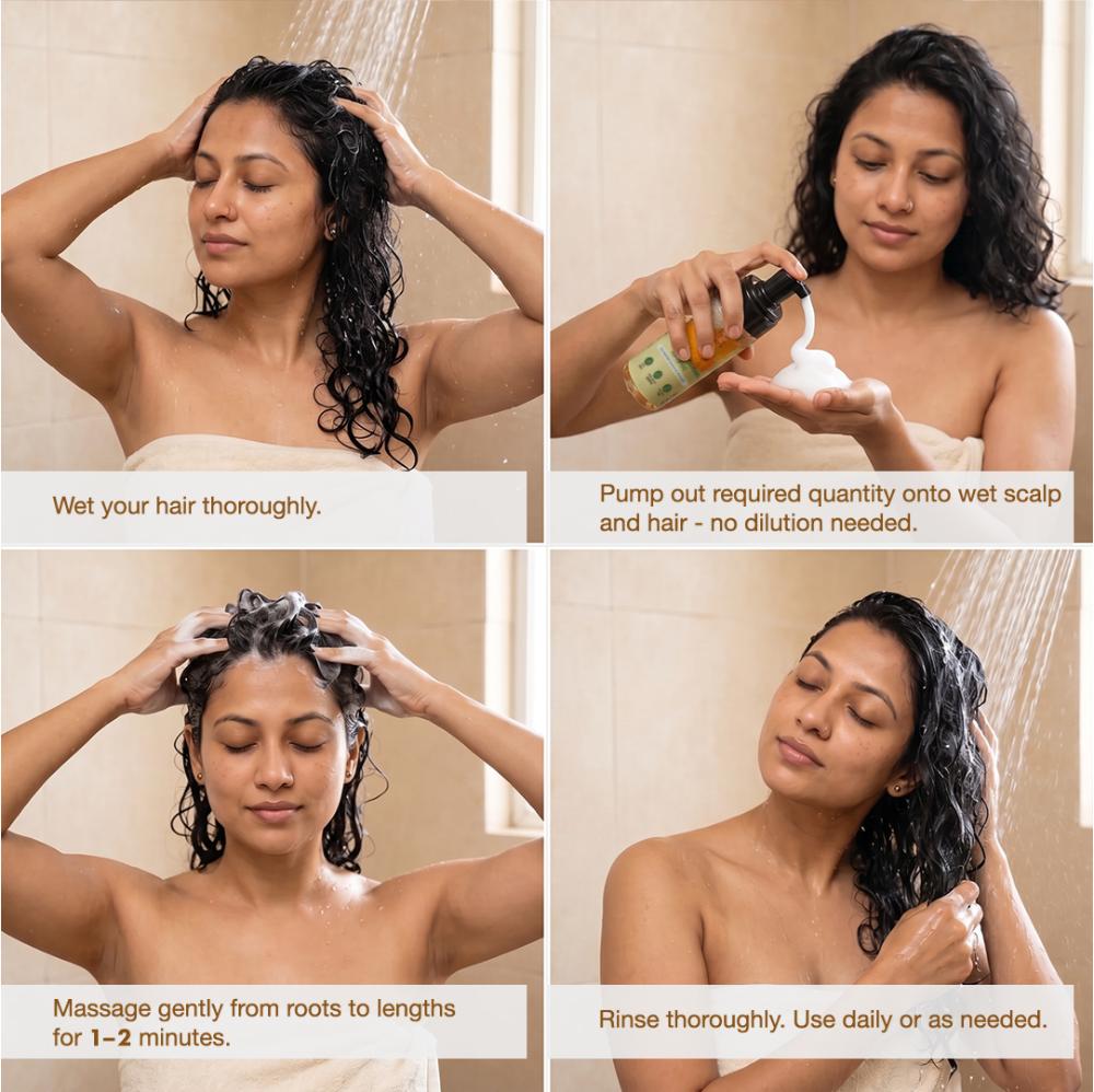 Alps Goodness Rosemary Foaming Shampoo – Presoaked in Amla Reetha Shikakai water - image 4