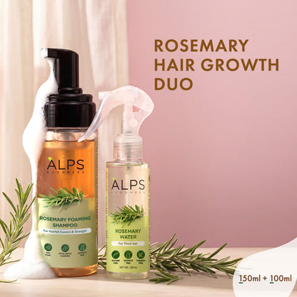 Alps Goodness Rosemary Hair Growth Duo – Rosemary Foaming Shampoo 150 ml - Alps Goodness