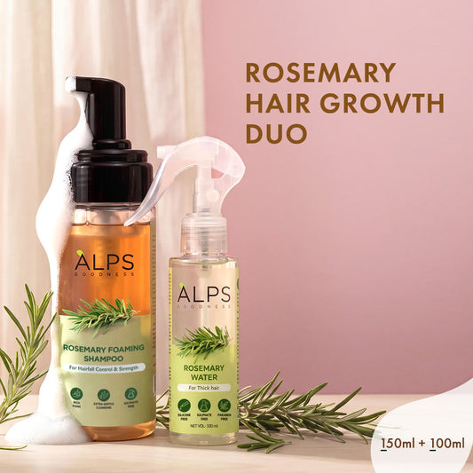 Alps Goodness Rosemary Hair Growth Duo – Rosemary Foaming Shampoo 150 ml - Alps Goodness