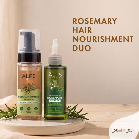 Alps Goodness Rosemary Hair Nourishment Duo – Foaming Shampoo 150 ml - Alps Goodness
