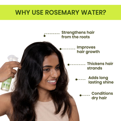 Alps Goodness Rosemary Haircare Power Duo with Rosemary Water (200 ml) & Rosemary Essential Oil (10 ml) – For Thick-Long Hair - image 2