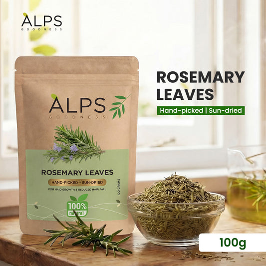Alps Goodness Rosemary Leaves 100 gm – Made with Premium Sun Dried Rosemary Leaves - Alps Goodness