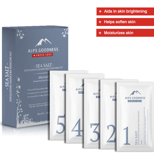 Alps Goodness Sea Salt Exfoliating Manicure Pedicure Kit (34 gm) - image 2