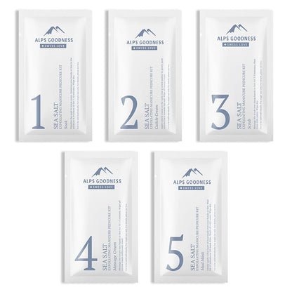 Alps Goodness Sea Salt Exfoliating Manicure Pedicure Kit (34 gm) - image 3