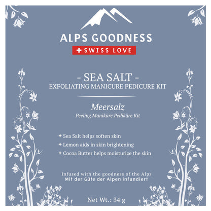 Alps Goodness Sea Salt Exfoliating Manicure Pedicure Kit (34 gm) - image 4