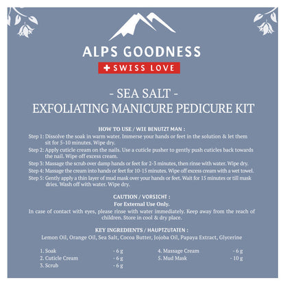 Alps Goodness Sea Salt Exfoliating Manicure Pedicure Kit (34 gm) - image 5