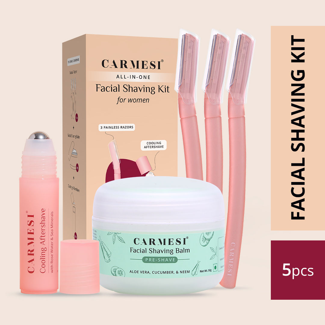Carmesi All-In-One Facial Shaving Kit 5 pcs - Carmesi
