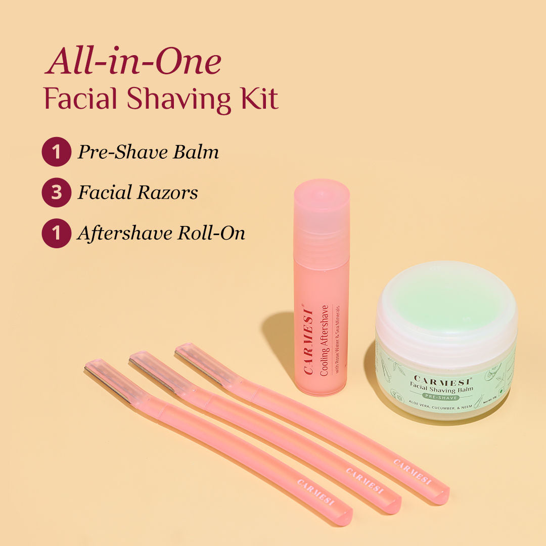 Carmesi All-In-One Facial Shaving Kit 5 pcs - image 2