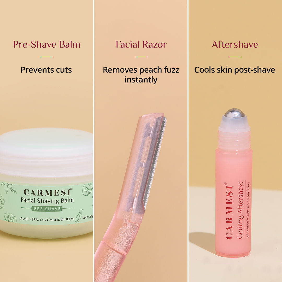 Carmesi All-In-One Facial Shaving Kit 5 pcs - image 3