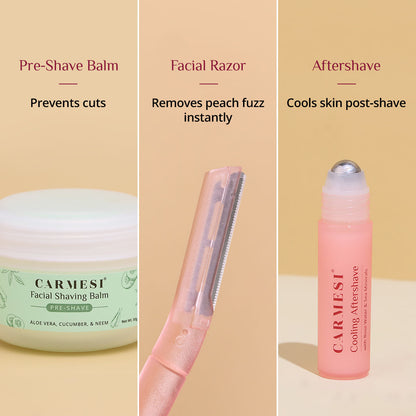 Carmesi All-In-One Facial Shaving Kit 5 pcs - image 3