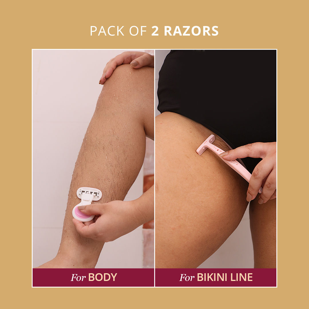 Carmesi Body Razor Mini (Pack of 1) & Bikini Razor (Pack of 1) - image 2