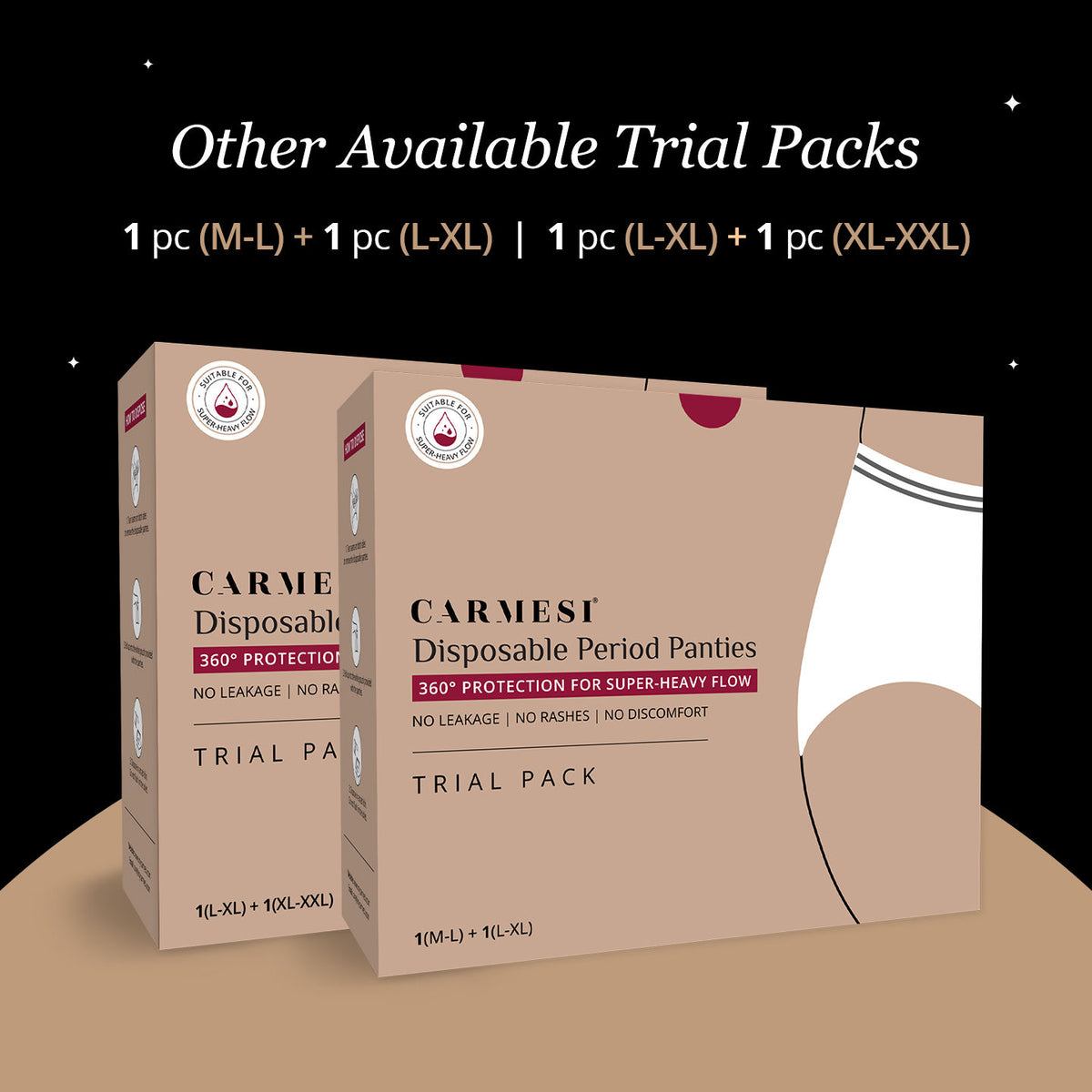 Carmesi Disposable Period Panties for Women - image 4