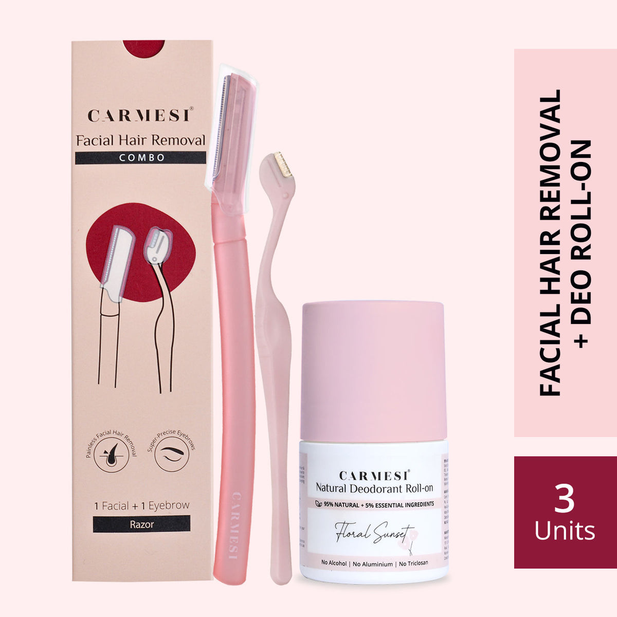 Carmesi Facial Hair Removal Combo - Carmesi