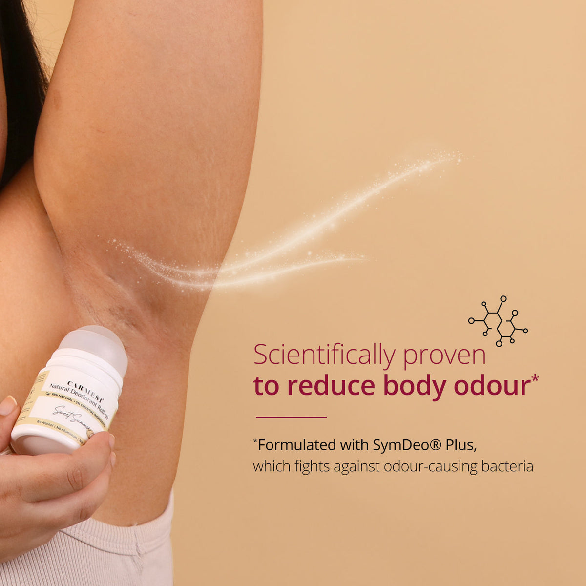 Carmesi Facial Razor for Women & Natural Deodorant Roll-Ons - image 3