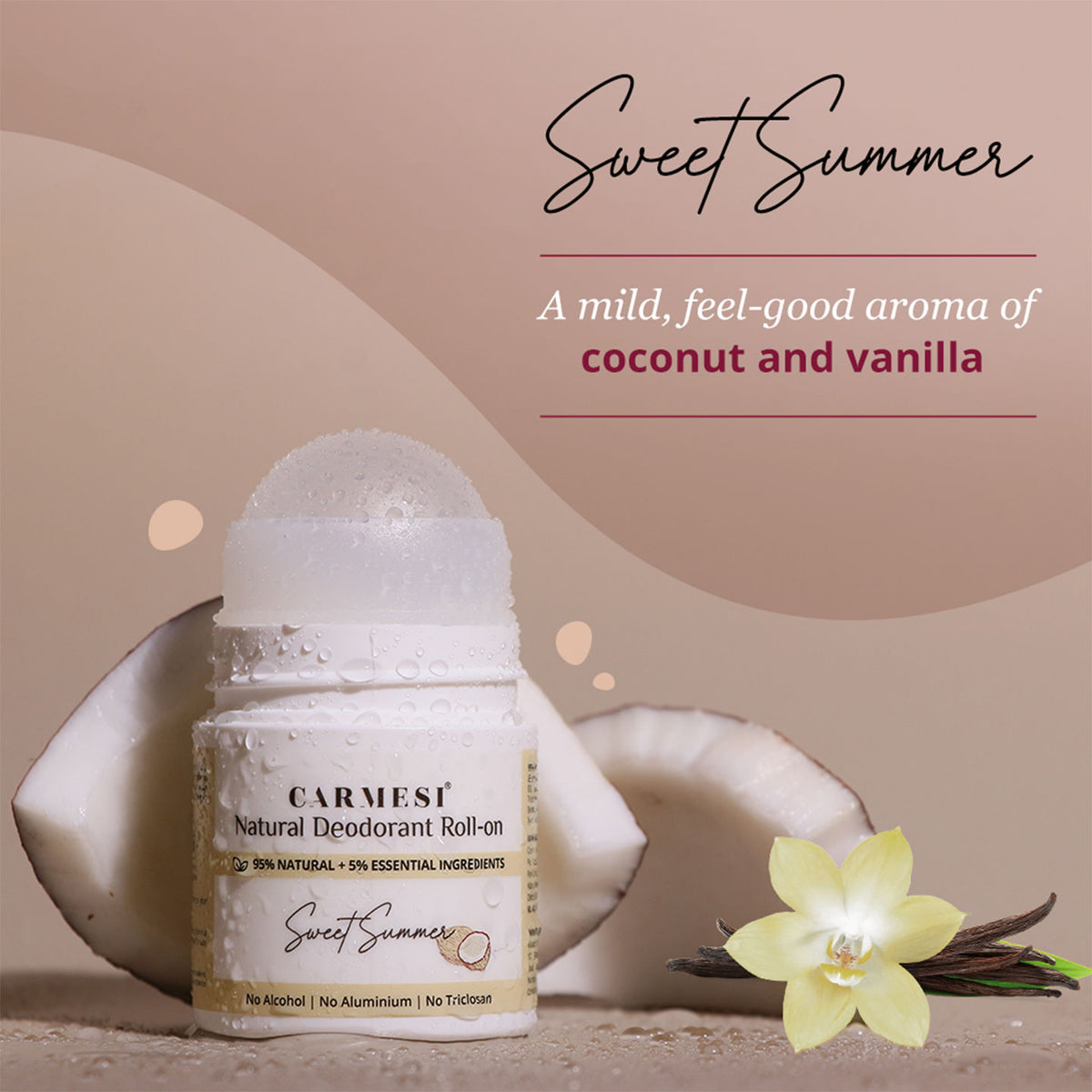 Carmesi Facial Razor for Women & Natural Deodorant Roll-Ons - image 5