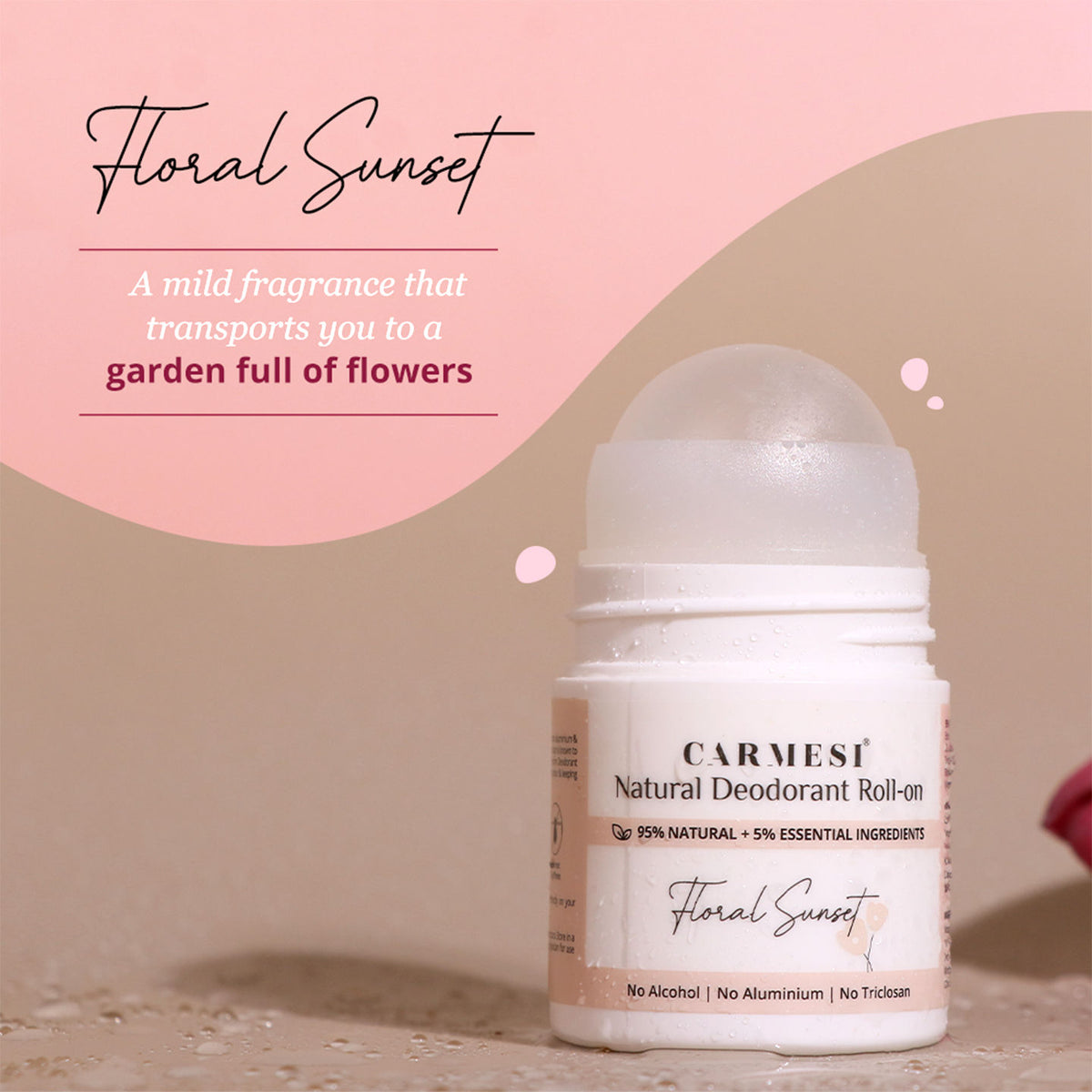 Carmesi Facial Razor for Women & Natural Deodorant Roll-Ons - image 4