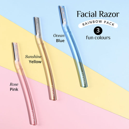 Carmesi Facial Razor Rainbow Pack 3 Pcs - image 2