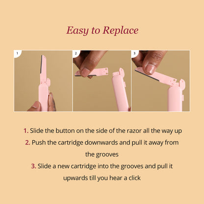 Carmesi Face Razor Reset Refill Pack - 3 Cartridges - image 3