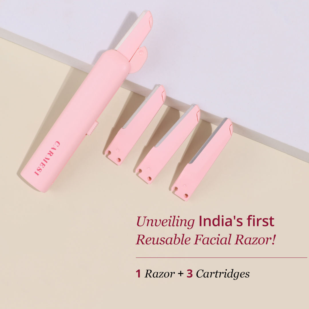 Carmesi Face Razor Reset - 1 Face Razor & 3 Cartridges - image 2