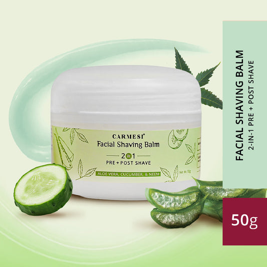 Carmesi Facial Shaving Balm - 2 in 1 Pre & Post Shave - Carmesi