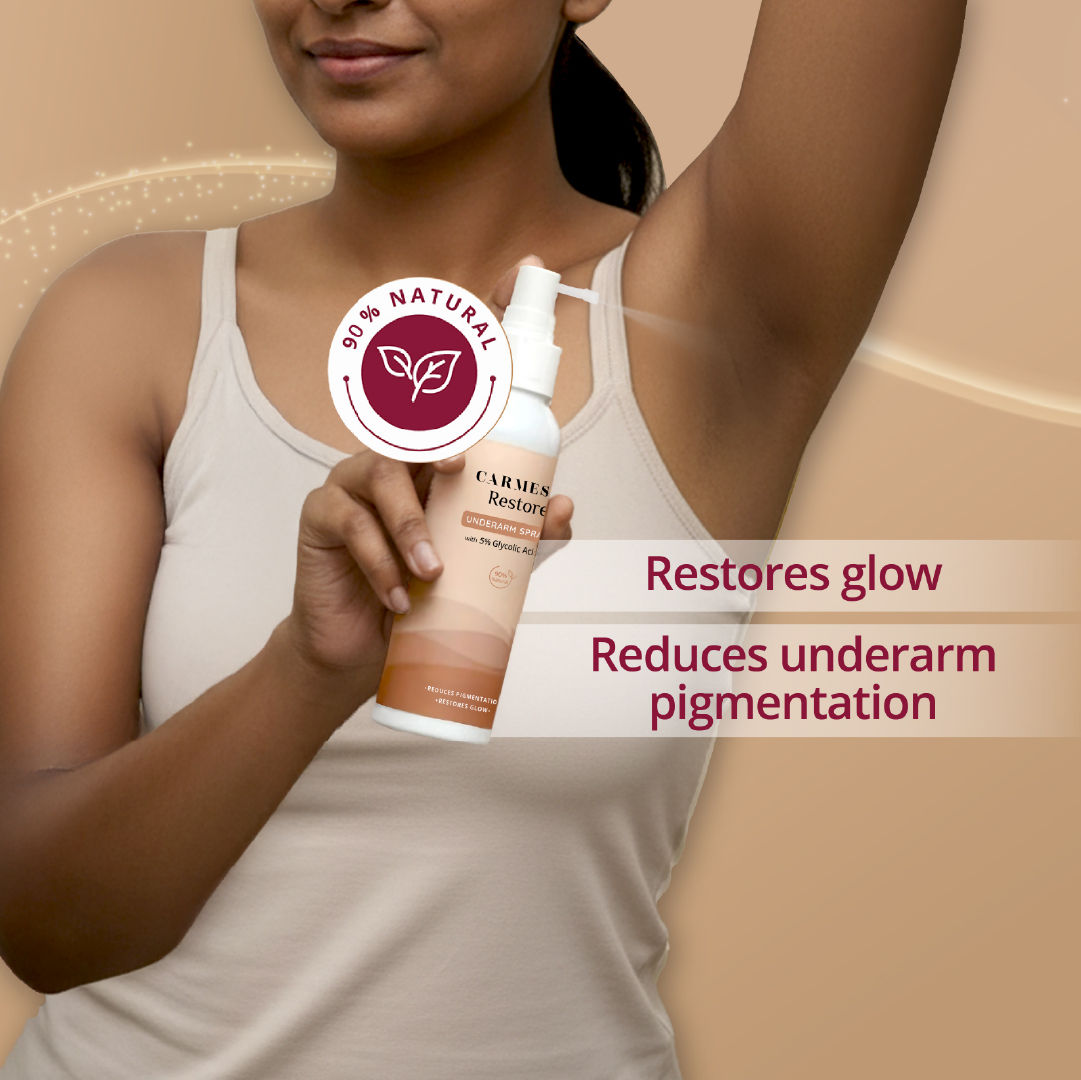 Carmesi Restore Underarm Spray With 5% Glycolic Acid, 120 ml - image 2