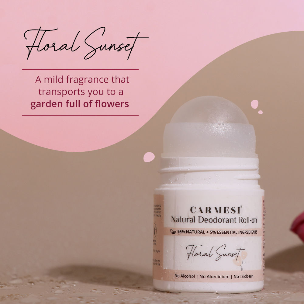 Carmesi Natural Underarm Roll On Deodorant for Women - image 3