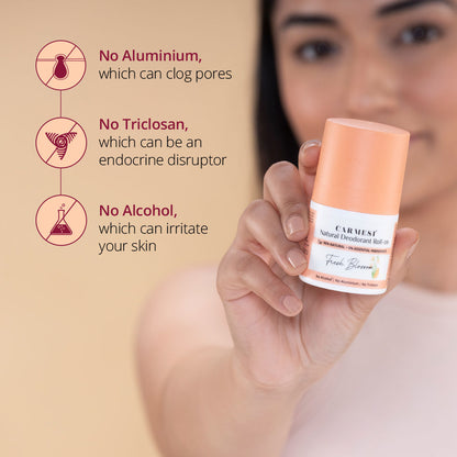 Carmesi Natural Underarm Roll On Deodorant for Women - image 5